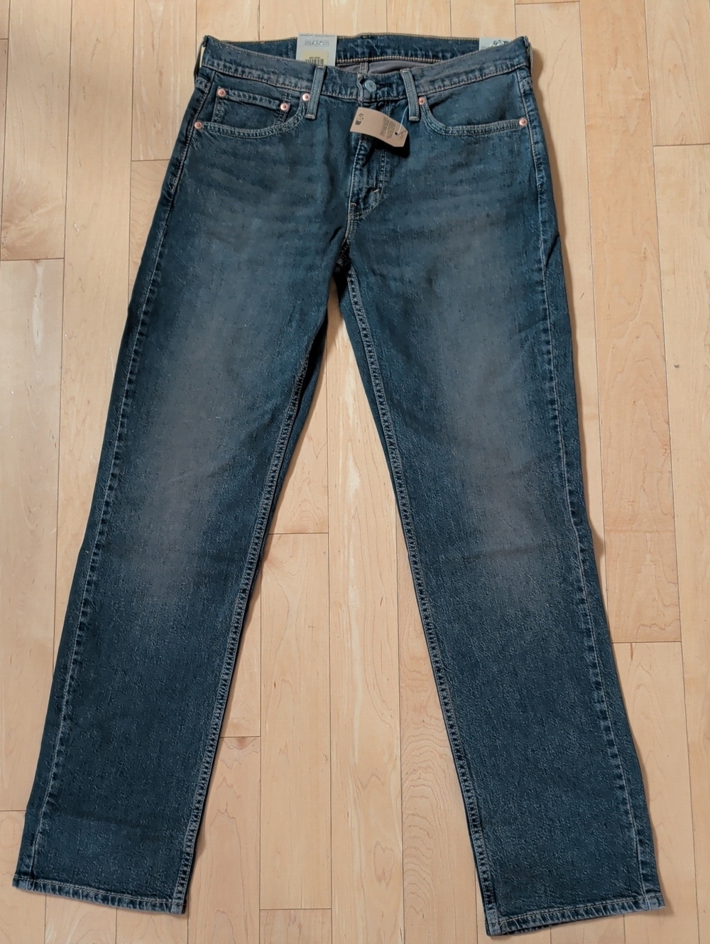 NWT Levi's Men’s 514 Indigo Wash Straight Jeans